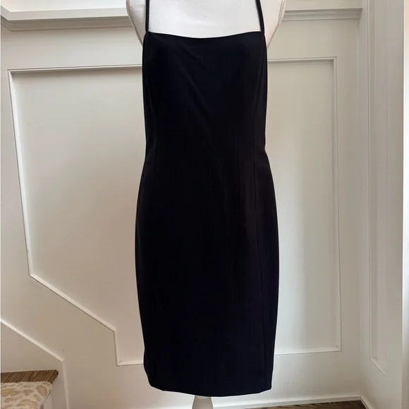 Ralph by Ralph Lauren Navy and Red pin stripe Spaghetti Strap Dress - Picture 1 of 8